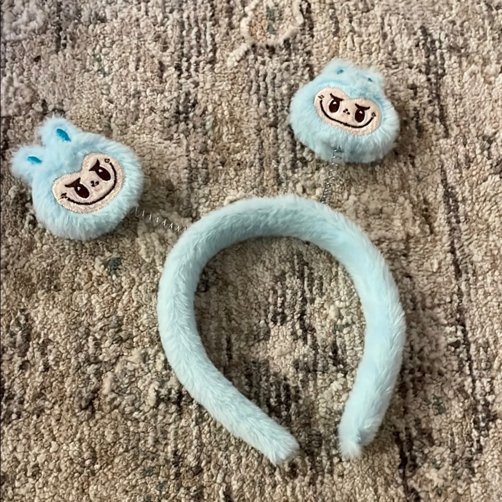 Cute Blue Animal Ear Headband #labubu